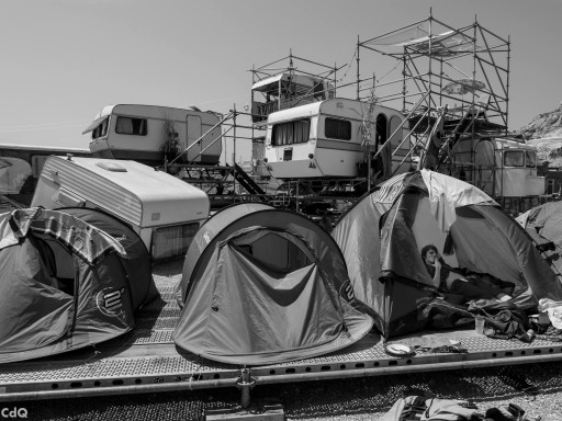  HALLO Festspiele: Les Grands Voisins Yes We Camp, Camping Marseille 2013,
© Philippe Rittling/Chien des Quais Perspektive