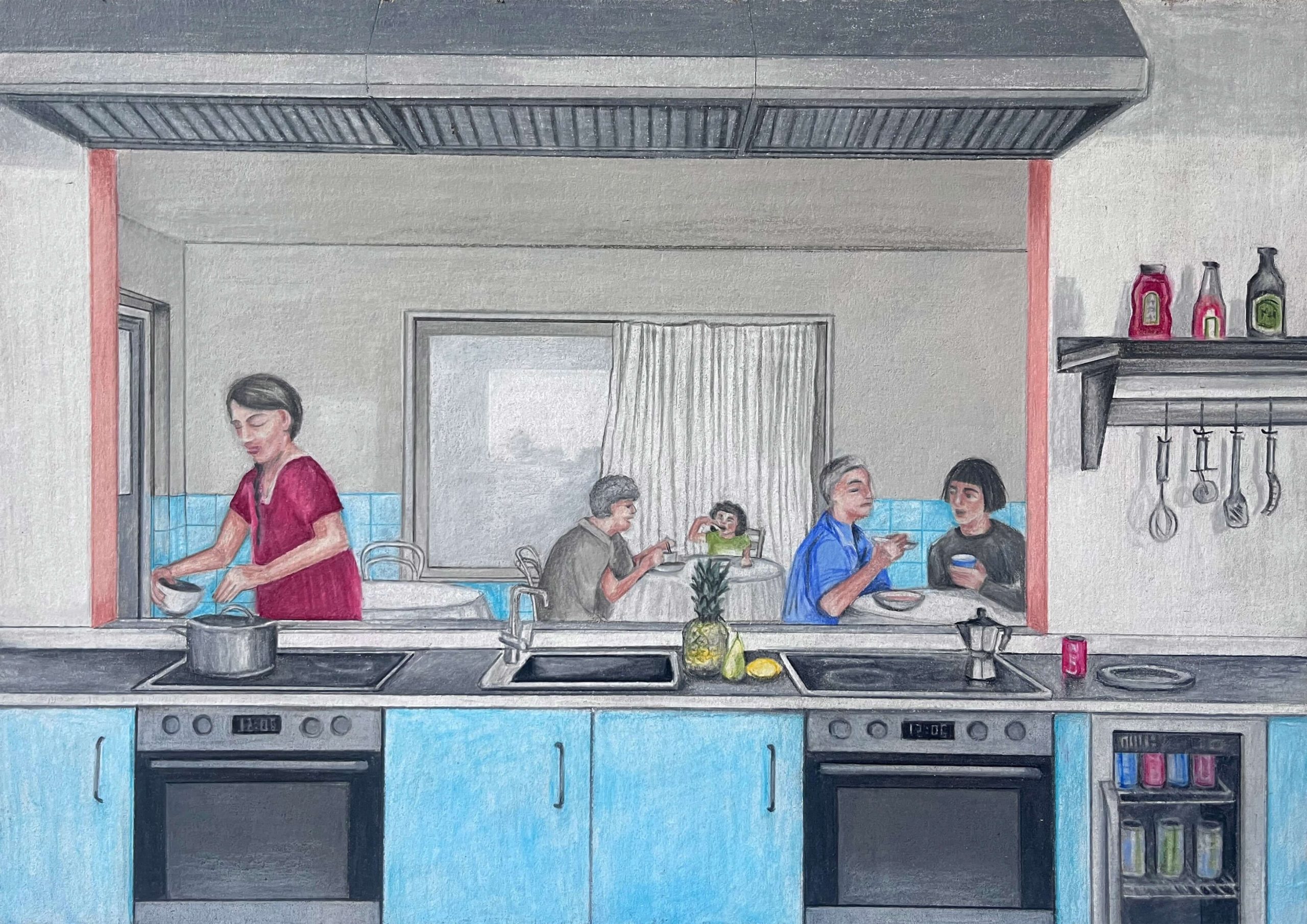  SELECTED PROJECT – THREE KITCHENS  Perspektive