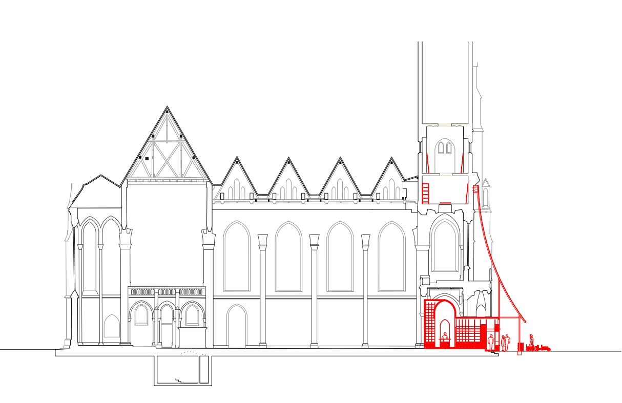  1ST PRICE EX AEQUO – HARRY’S BUDE AS CUISINE COMMUNE, CUISINE COMMUNE AS ARCHITECTURE  Perspektive