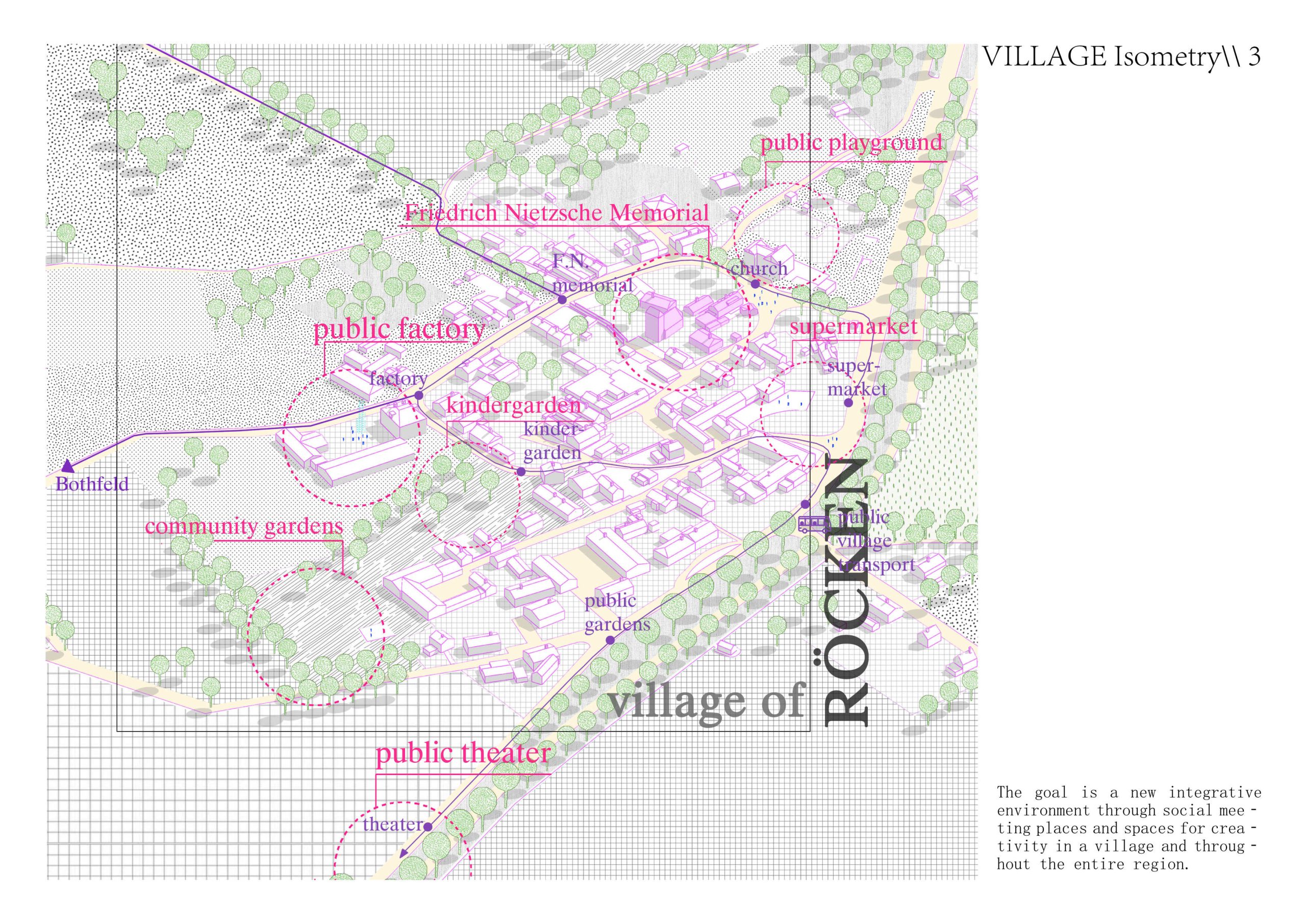  Selected project – Franziska Michl  – Rethinking villages, Reinventing rurbanism  Perspektive